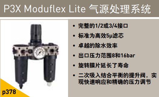 P3X moduflex lite氣源處理系統